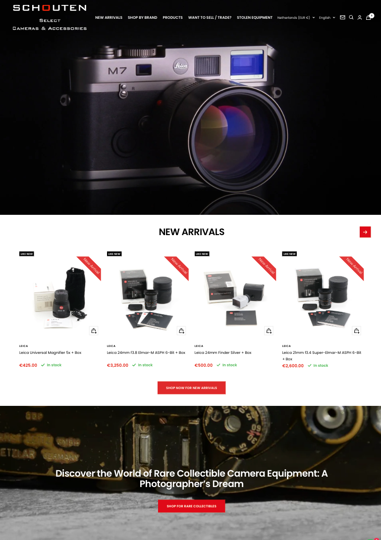 Schouten Select Cameras & Accessories